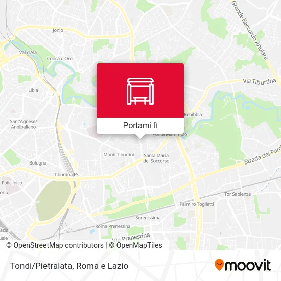 Mappa Tondi/Pietralata