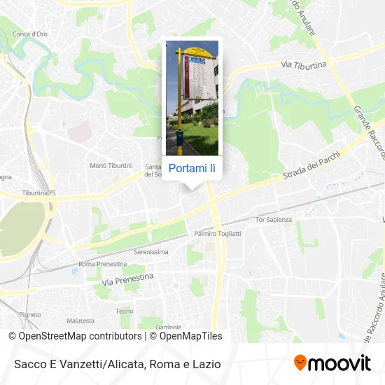 Mappa Sacco E Vanzetti/Alicata