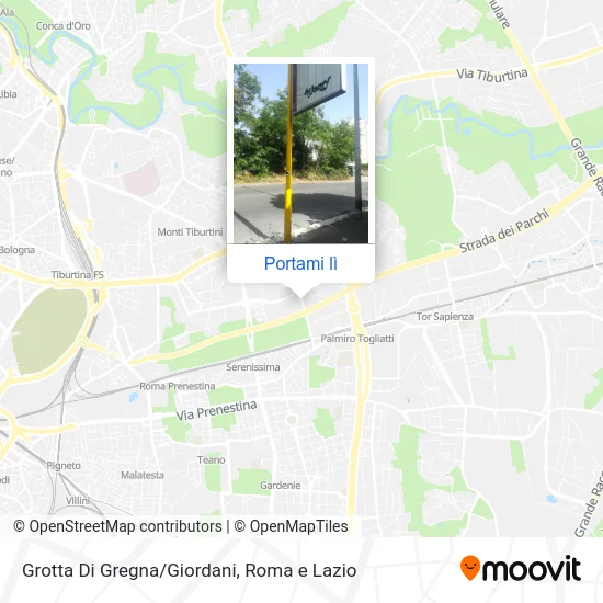 Mappa Grotta Di Gregna/Giordani