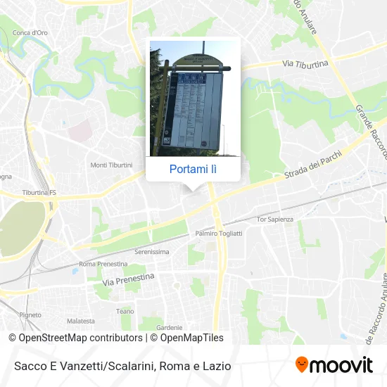 Mappa Sacco E Vanzetti/Scalarini