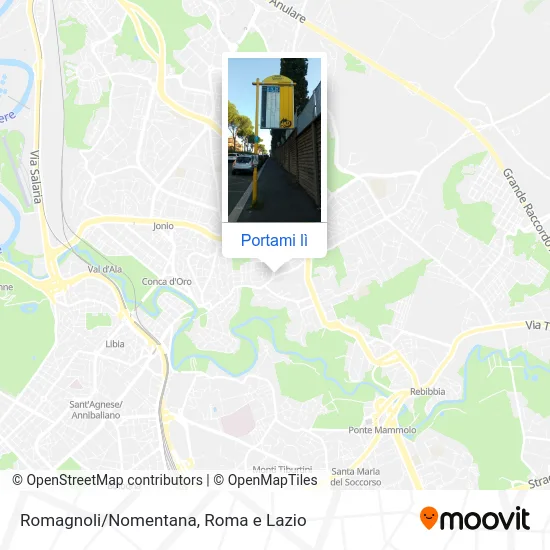 Mappa Romagnoli/Nomentana