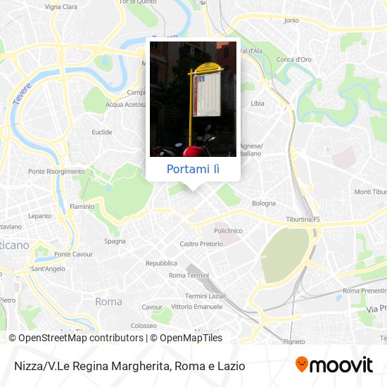 Mappa Nizza/V.Le Regina Margherita