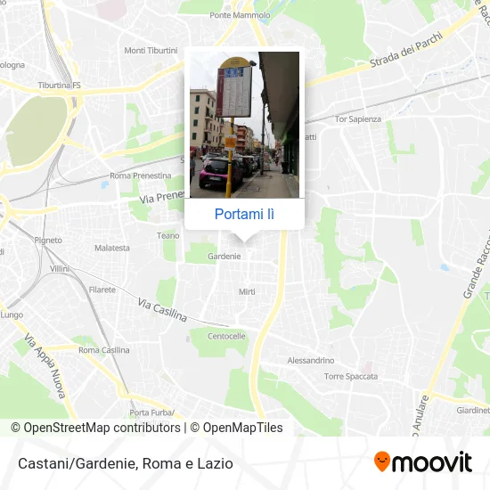 Mappa Castani/Gardenie