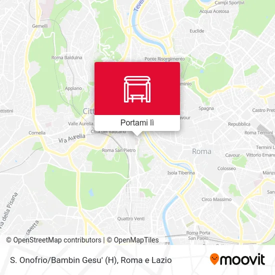 Mappa S. Onofrio/Bambin Gesu' (H)