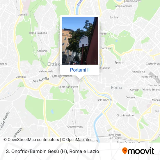 Mappa S. Onofrio/Bambin Gesù (H)