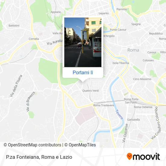 Mappa P.za Fonteiana