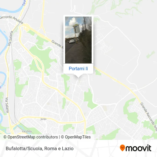 Mappa Bufalotta/Scuola