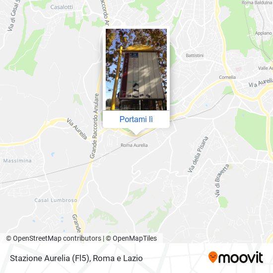 Mappa Stazione Aurelia (Fl5)