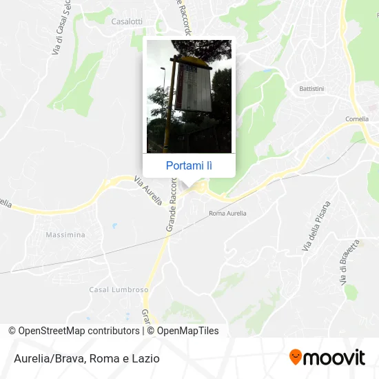 Mappa Aurelia/Brava