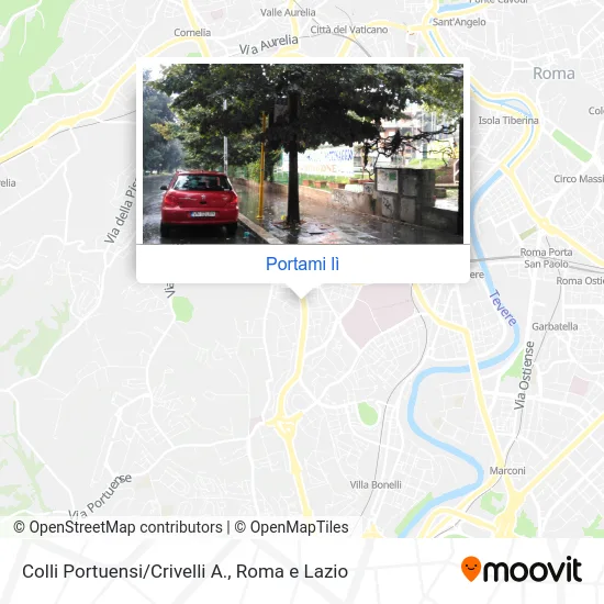 Mappa Colli Portuensi/Crivelli A.