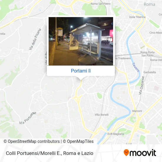 Mappa Colli Portuensi/Morelli E.