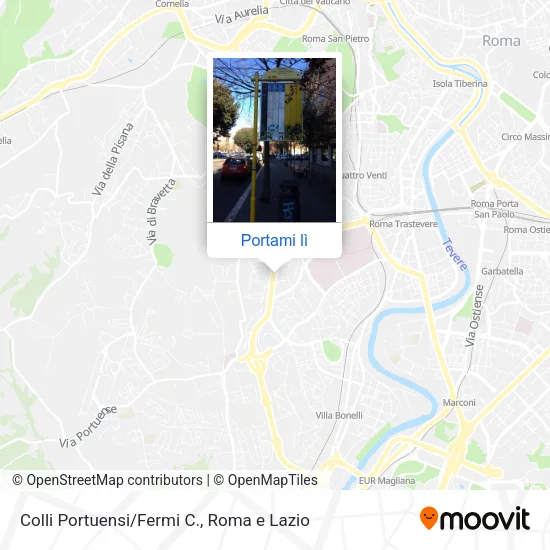 Mappa Colli Portuensi/Fermi C.