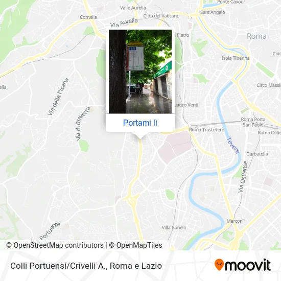 Mappa Colli Portuensi/Crivelli A.