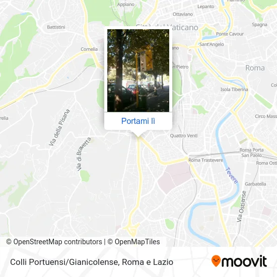 Mappa Colli Portuensi/Gianicolense