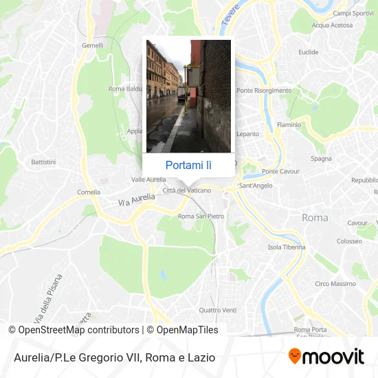 Mappa Aurelia/P.Le Gregorio VII