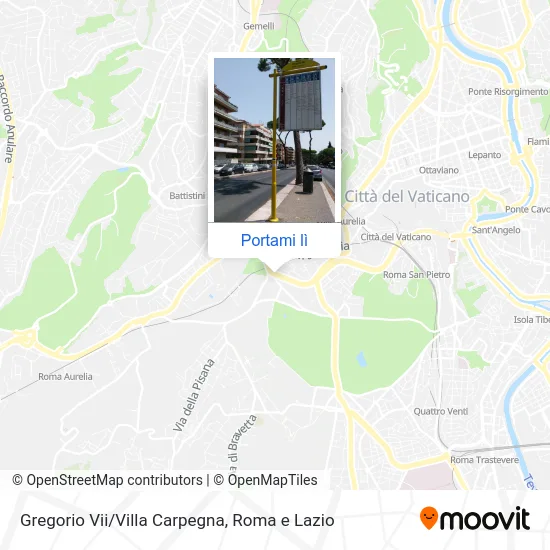 Mappa Gregorio Vii/Villa Carpegna