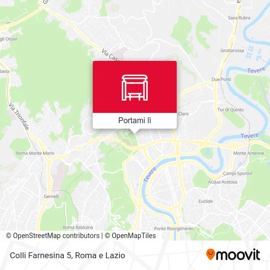 Mappa Colli Farnesina 5