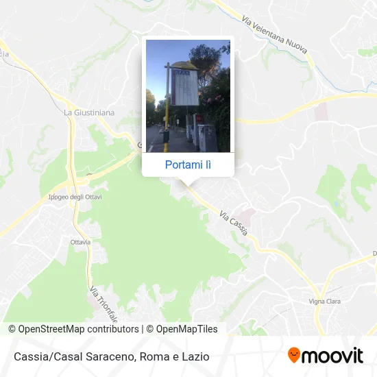 Mappa Cassia/Casal Saraceno