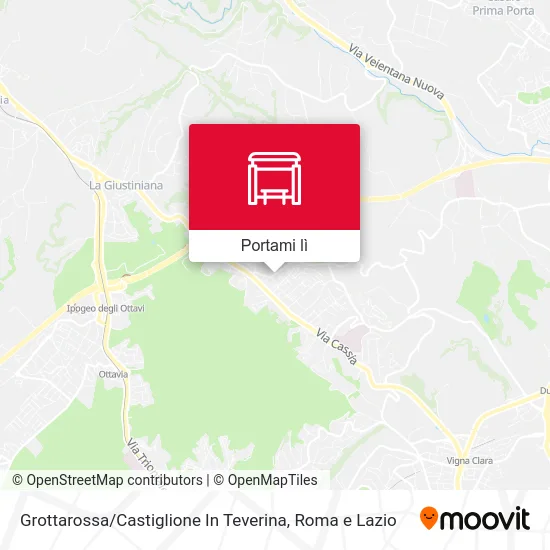 Mappa Grottarossa / Castiglione In Teverina