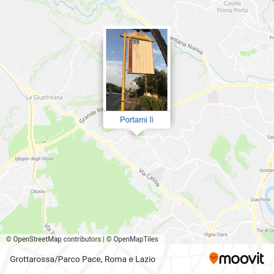 Mappa Grottarossa/Parco Pace
