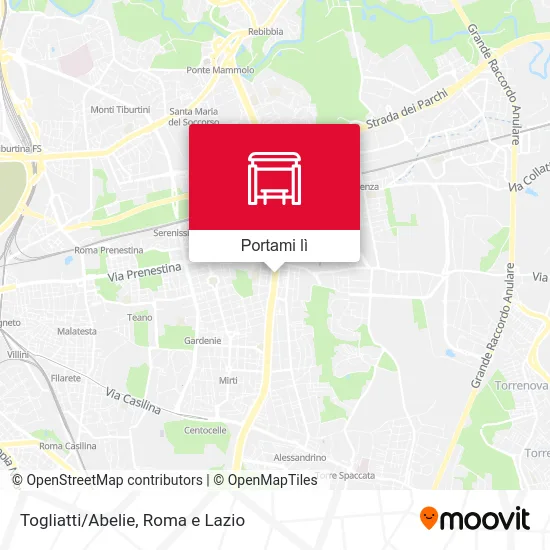 Mappa Togliatti/Abelie