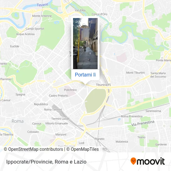 Mappa Ippocrate/Provincie