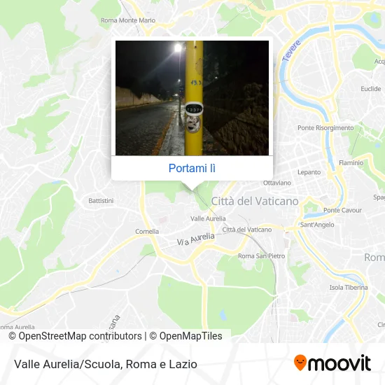 Mappa Valle Aurelia/Scuola