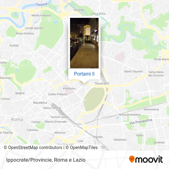 Mappa Ippocrate/Provincie