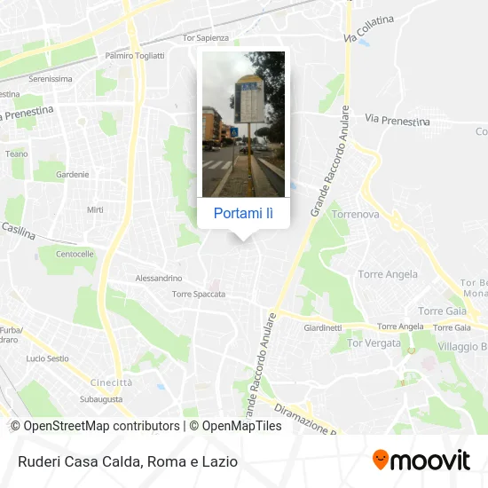 Mappa Ruderi Casa Calda