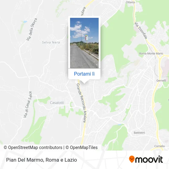 Mappa Pian Del Marmo