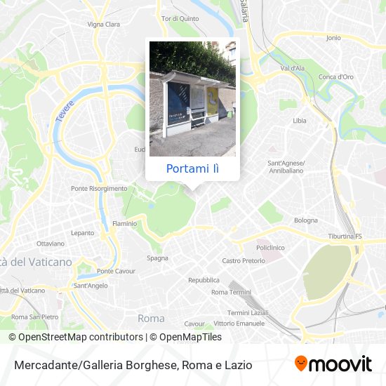 Mappa Mercadante/Galleria Borghese