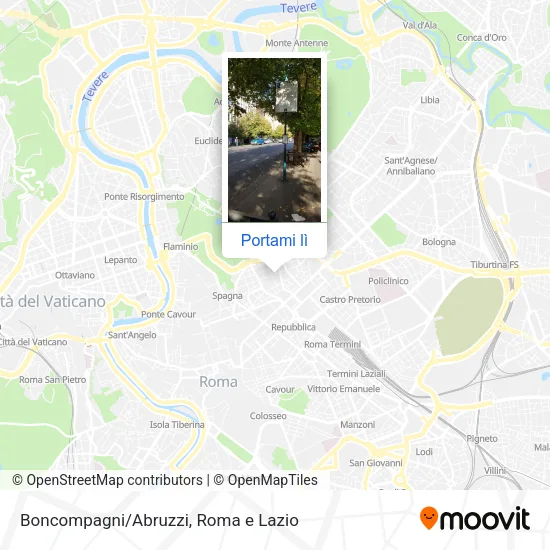 Mappa Boncompagni/Abruzzi