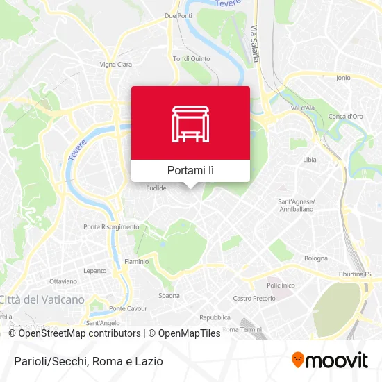 Mappa Parioli/Secchi