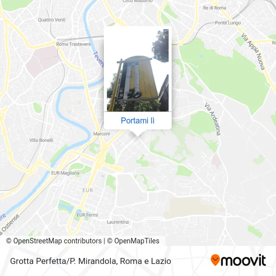 Mappa Grotta Perfetta/P. Mirandola