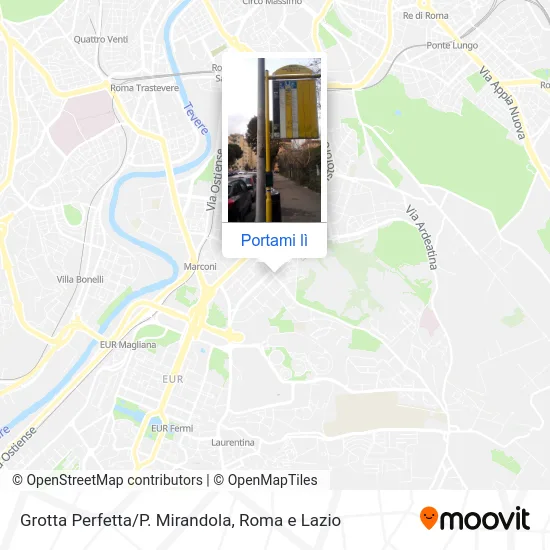 Mappa Grotta Perfetta/P. Mirandola