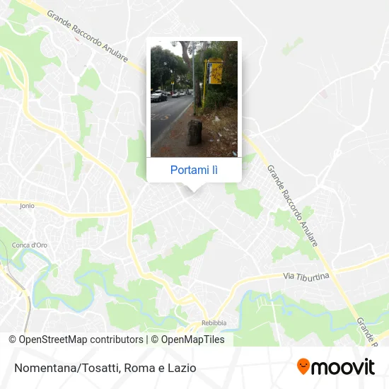 Mappa Nomentana/Tosatti