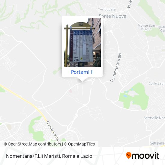 Mappa Nomentana/F.Lli Maristi