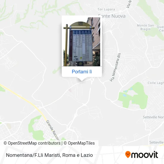 Mappa Nomentana/F.Lli Maristi