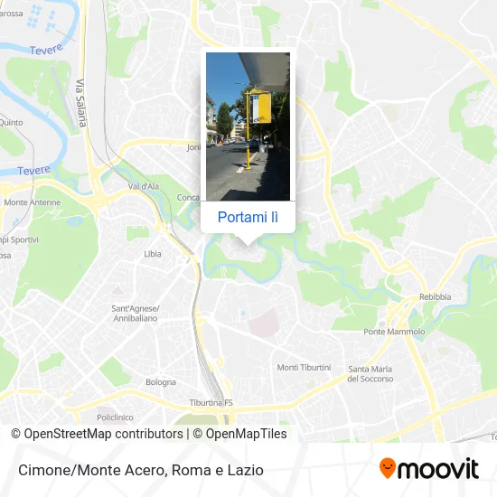 Mappa Cimone/Monte Acero