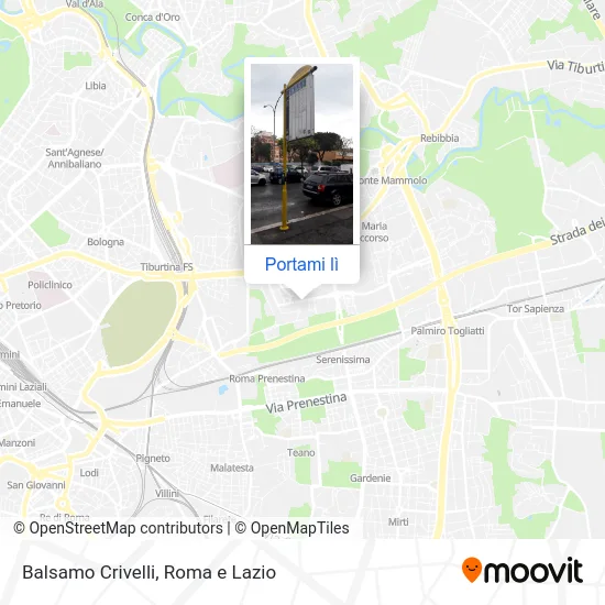 Mappa Balsamo Crivelli