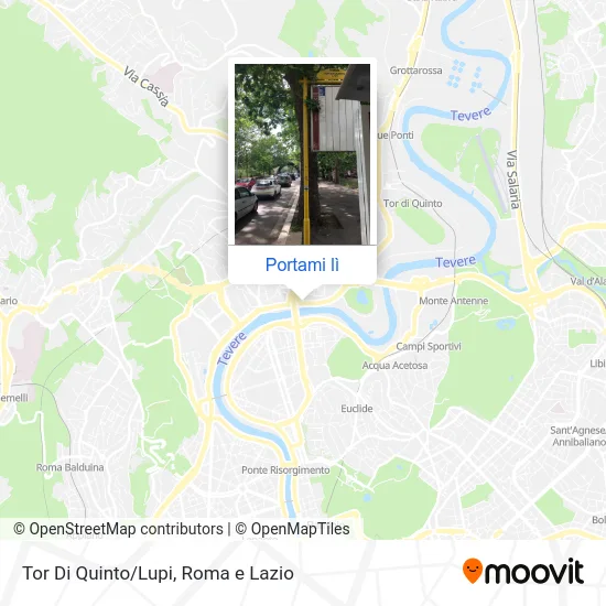 Mappa Tor Di Quinto/Lupi