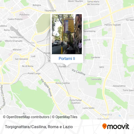 Mappa Torpignattara/Casilina