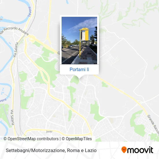 Mappa Settebagni/Motorizzazione