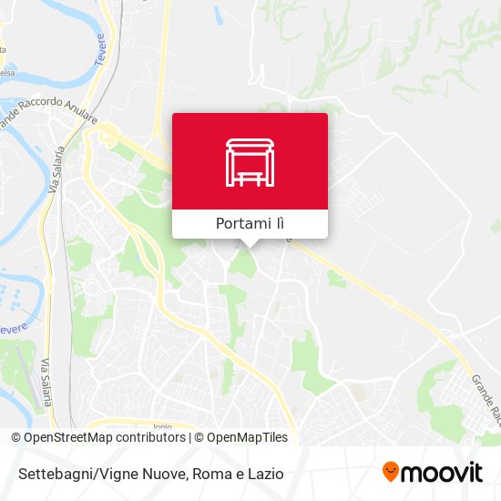 Mappa Settebagni/Vigne Nuove
