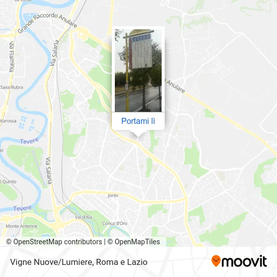 Mappa Vigne Nuove/Lumiere