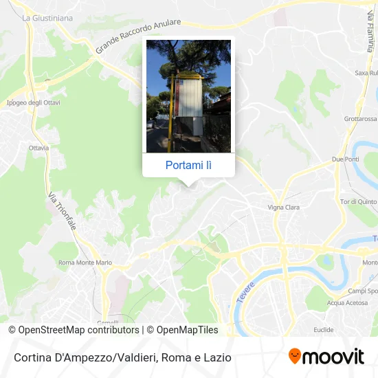 Mappa Cortina D'Ampezzo/Valdieri