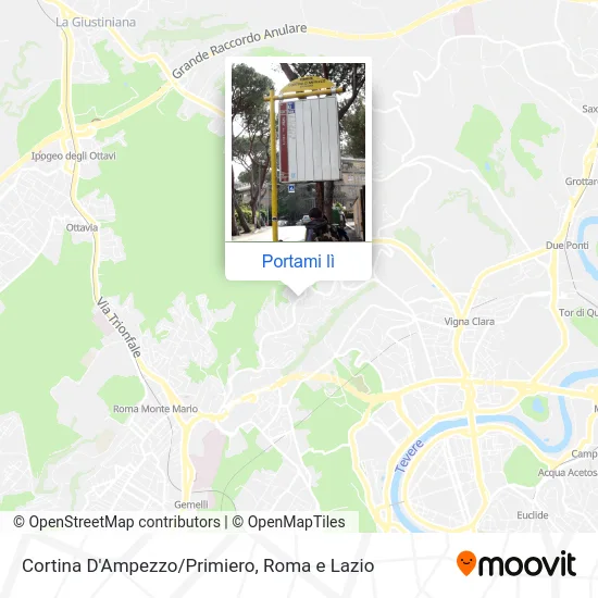 Mappa Cortina D'Ampezzo/Primiero