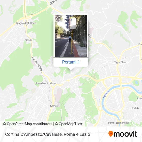 Mappa Cortina D'Ampezzo/Cavalese