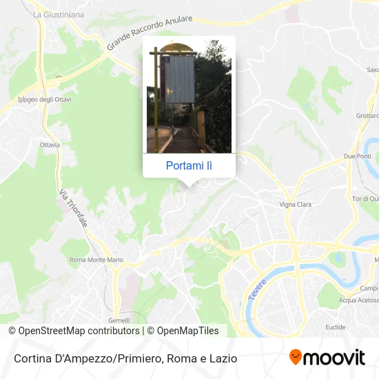 Mappa Cortina D'Ampezzo/Primiero