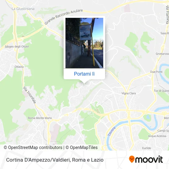 Mappa Cortina D'Ampezzo/Valdieri